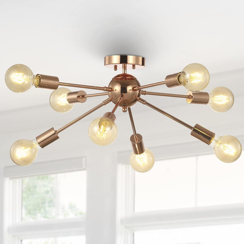Copper 8-Light LED Flush Mount Q240