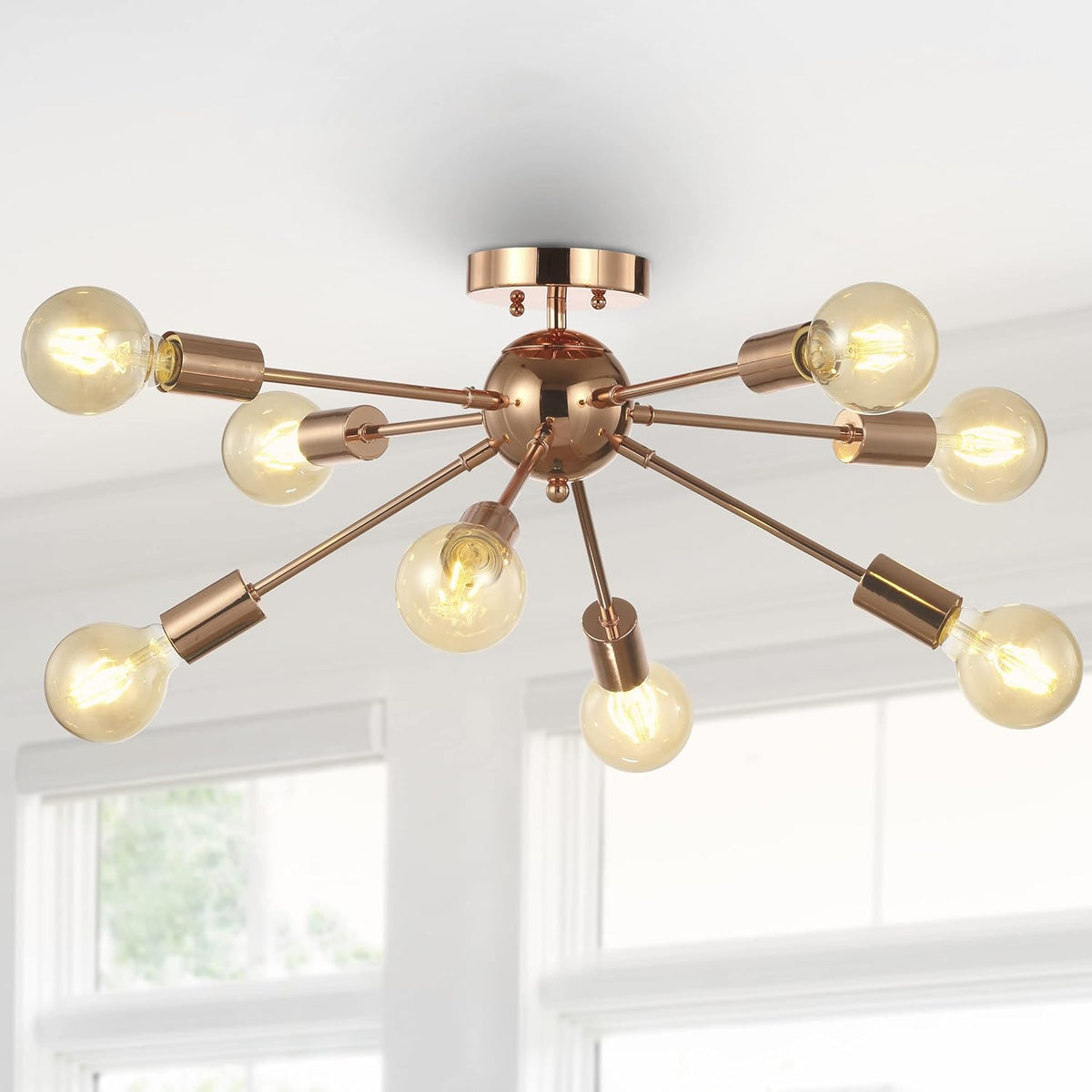 Copper 8-Light LED Flush Mount Q240