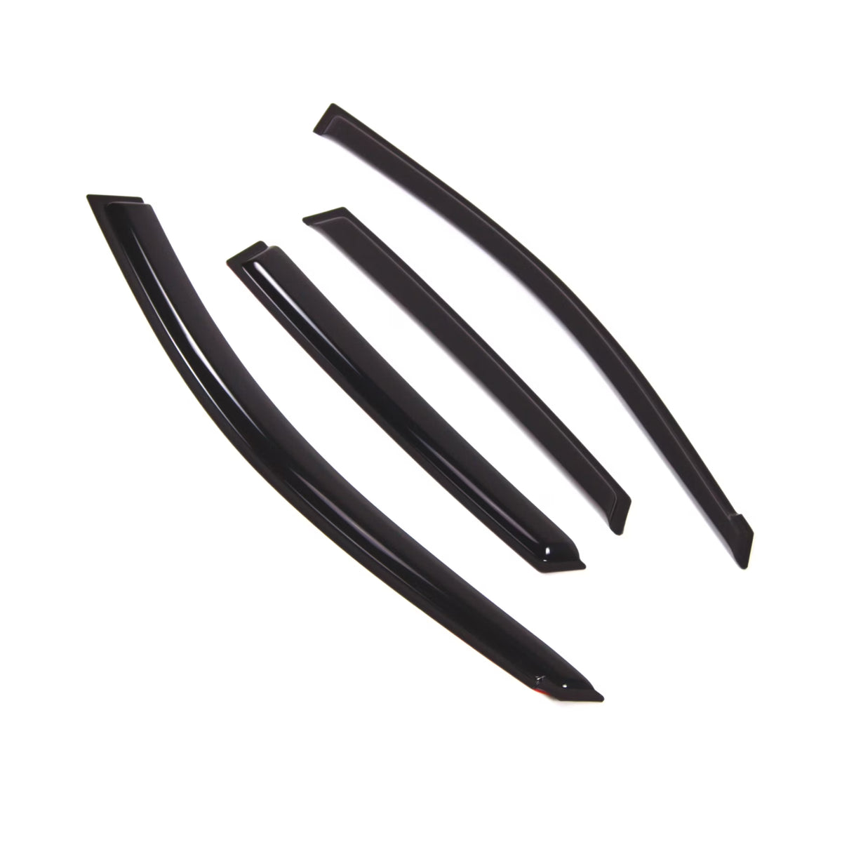 Smoke Tinted 4 Pcs Window Visor Deflector Set C3025
