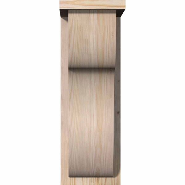 Carmel Smooth Corbel w/Backplate, Douglas Fir T603970