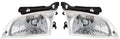 Headlight Assembly for 2000 2001 2002 Chevy Cavalier Pair N324