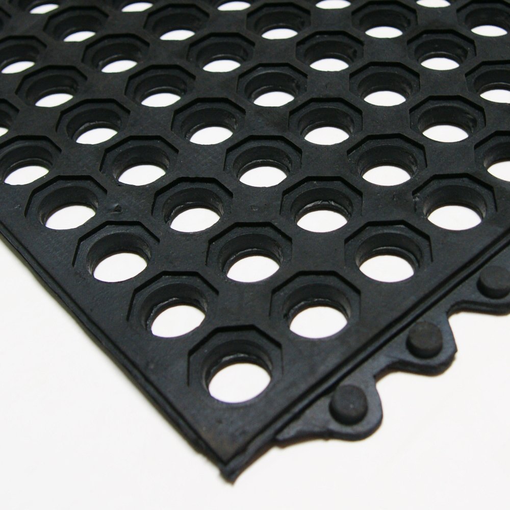 Black Anti-Fatigue Rubber Matting O697418