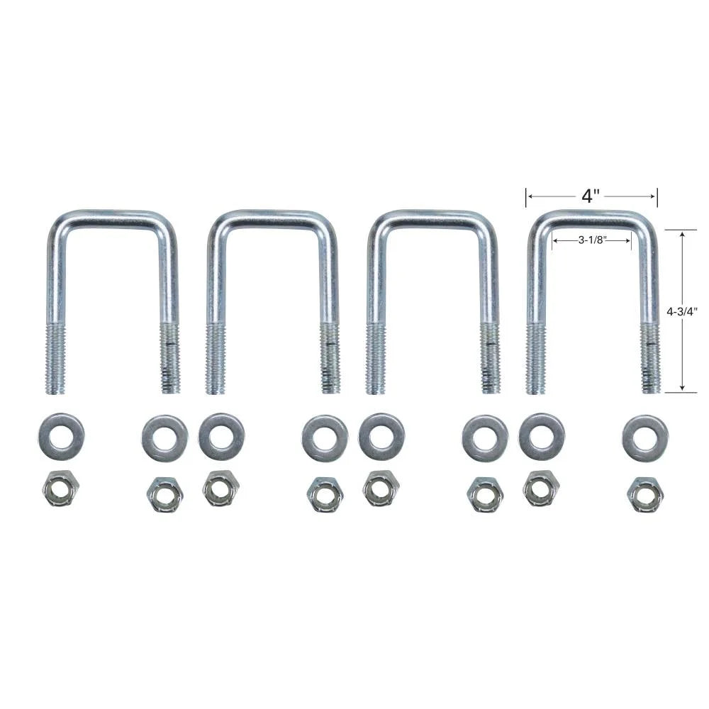 Heavy-Duty Pontoon Trailer Guide-Ons for 3" Trailer Frames, Includes 2 Guide-Ons Q747