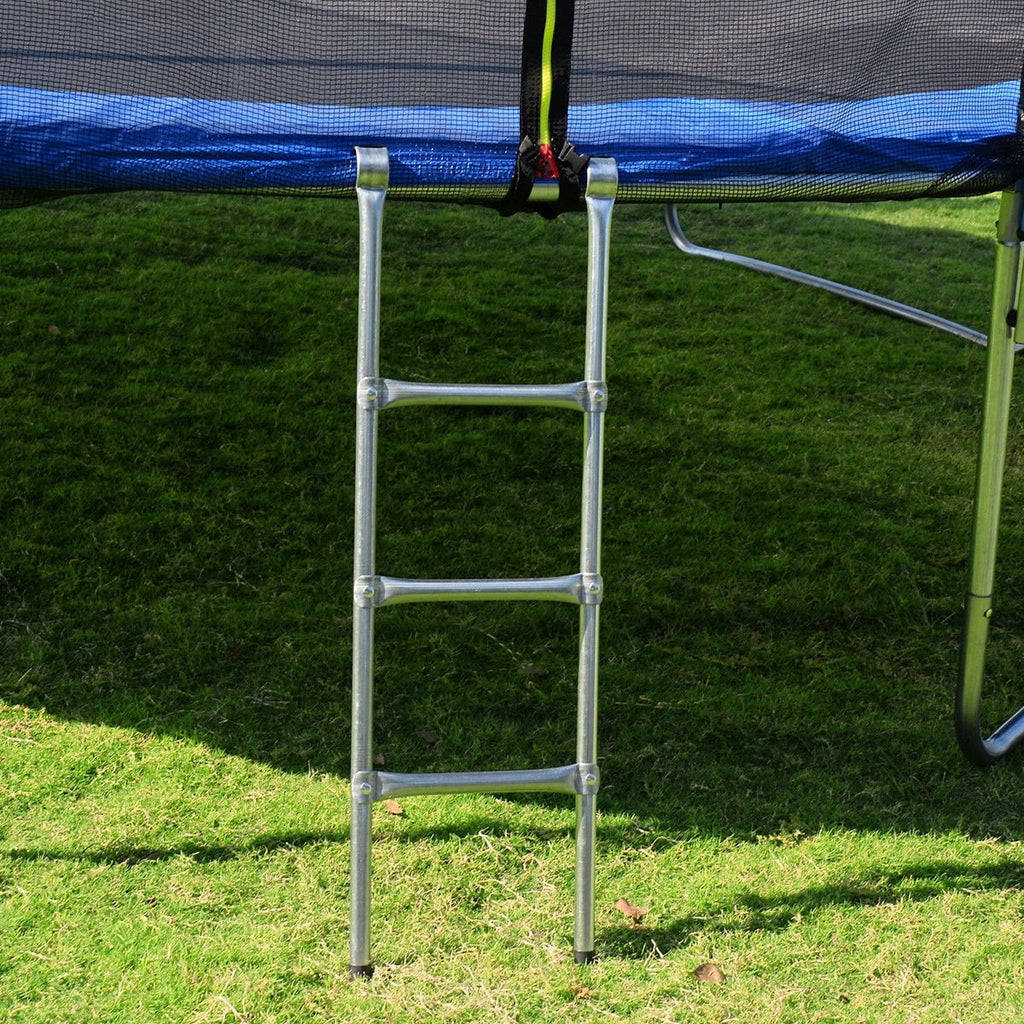 12 FT Trampoline with Enclosure Net, Ladder, Safety Pad, Jumping Mat, Springs I80339