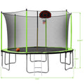 12ft Green Trampoline X3336