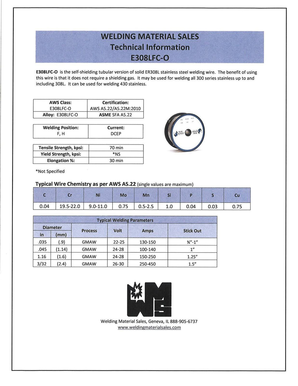 Stainless Steel Flux Cored Gasless Welding Wire Z918466