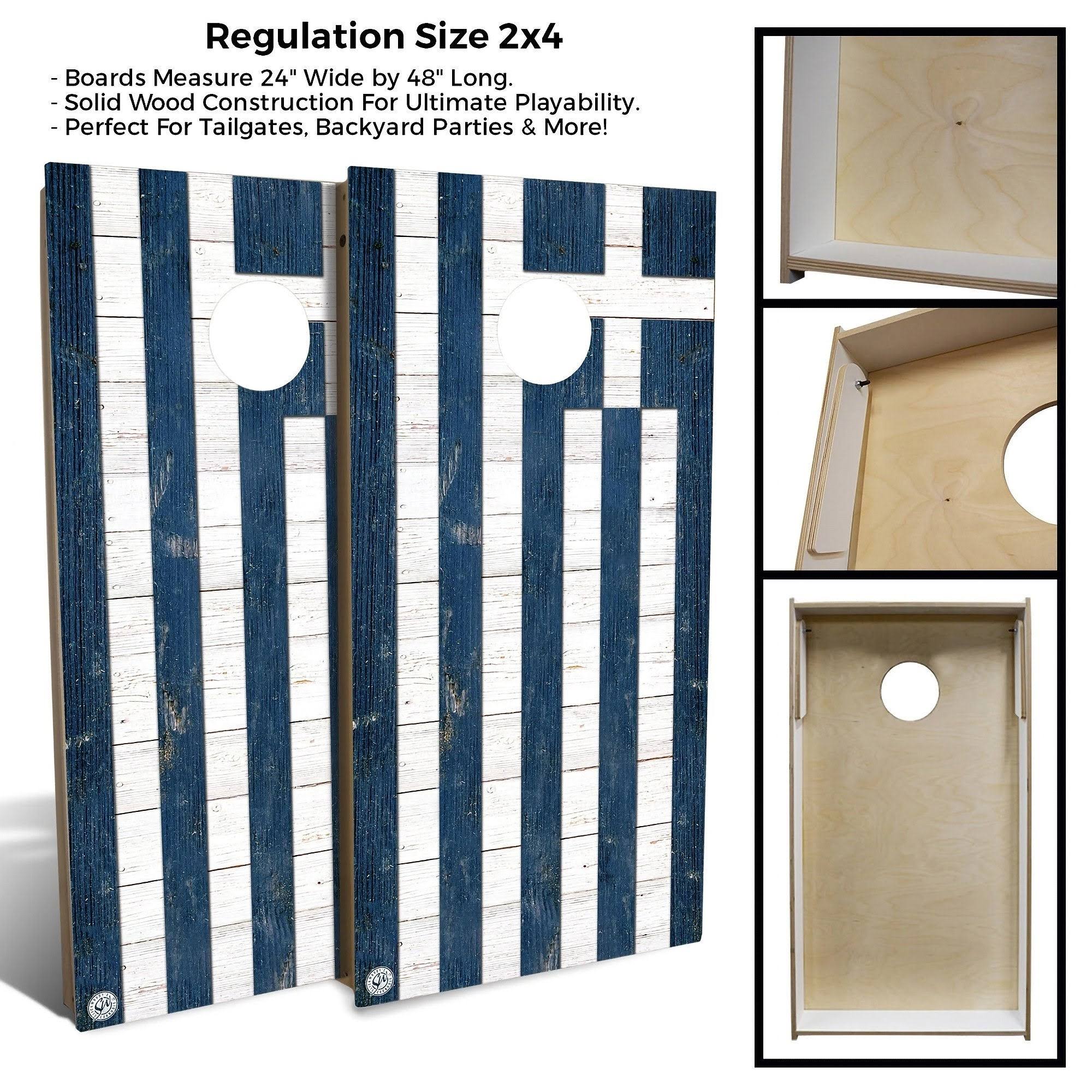 Cornhole Board Set with Lights and Case R195
