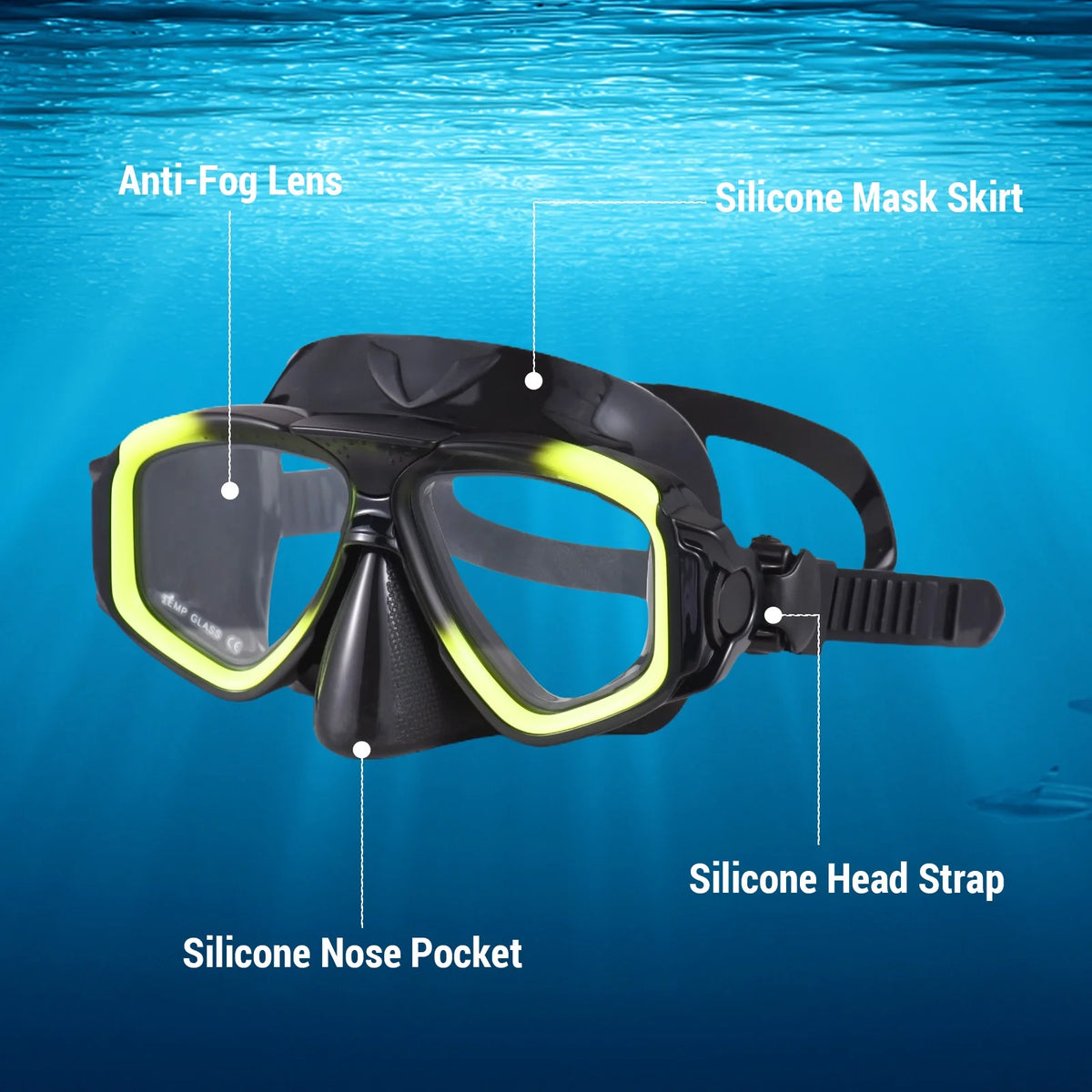 Snorkel Set with Dry Snorkel Tube J214809