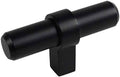 Flat Black Cabinet Bar Handle Pull Knob 20 Pack R8896