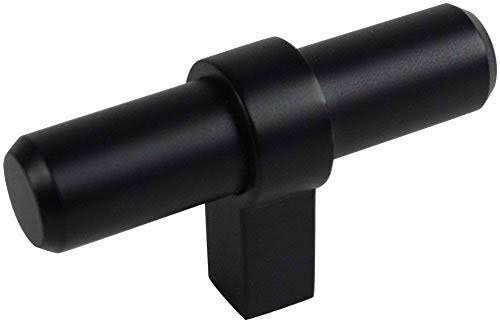 Flat Black Cabinet Bar Handle Pull Knob 20 Pack R8896