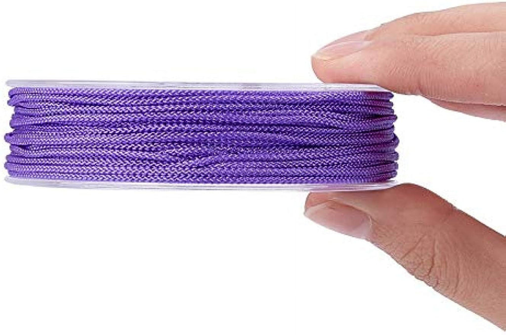10 Colors 19 Yards/Roll 1.5mm Braided Nylon Threads 10Rolls/Set Q895