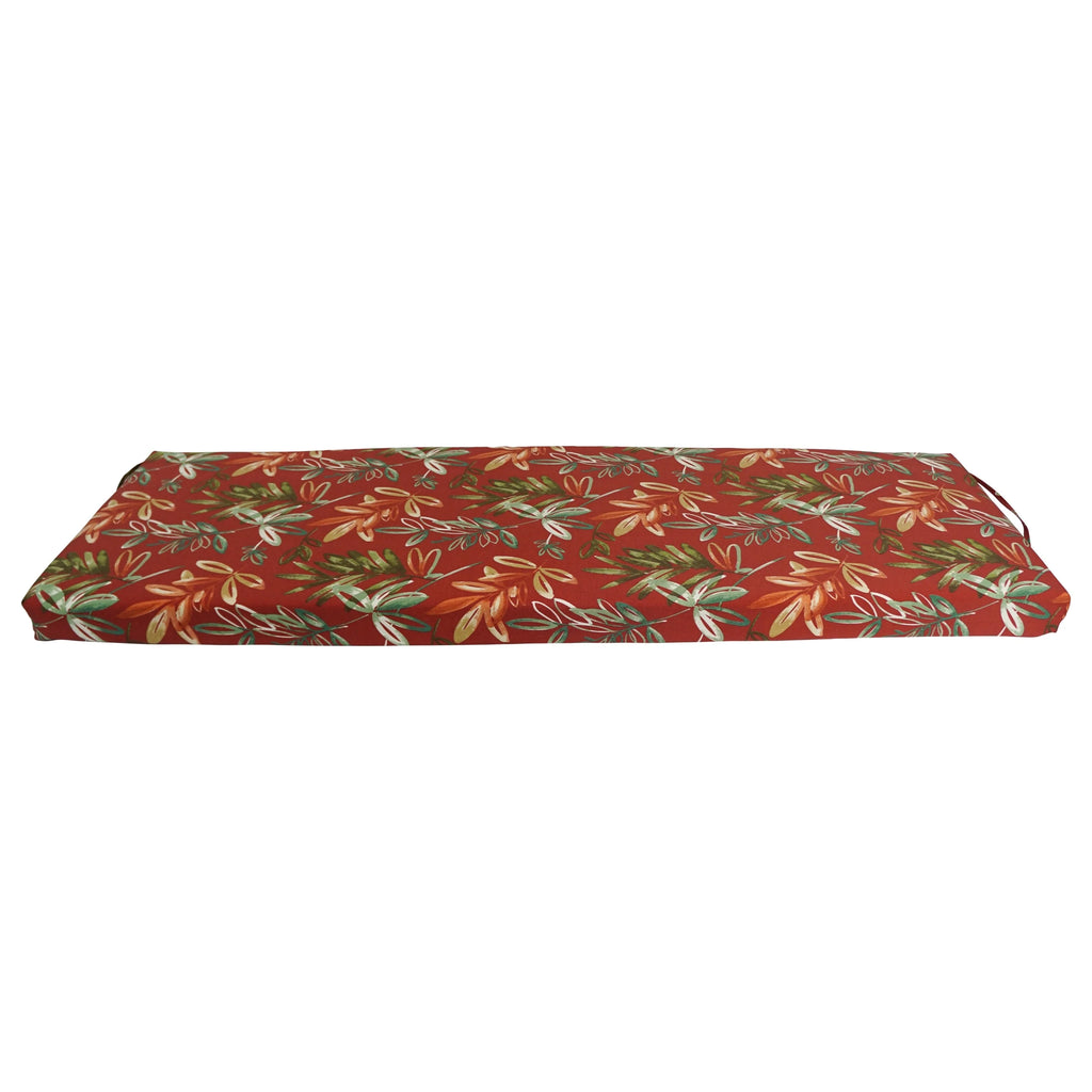 Patterned Outdoor Spun Polyester Bench Cushion O522