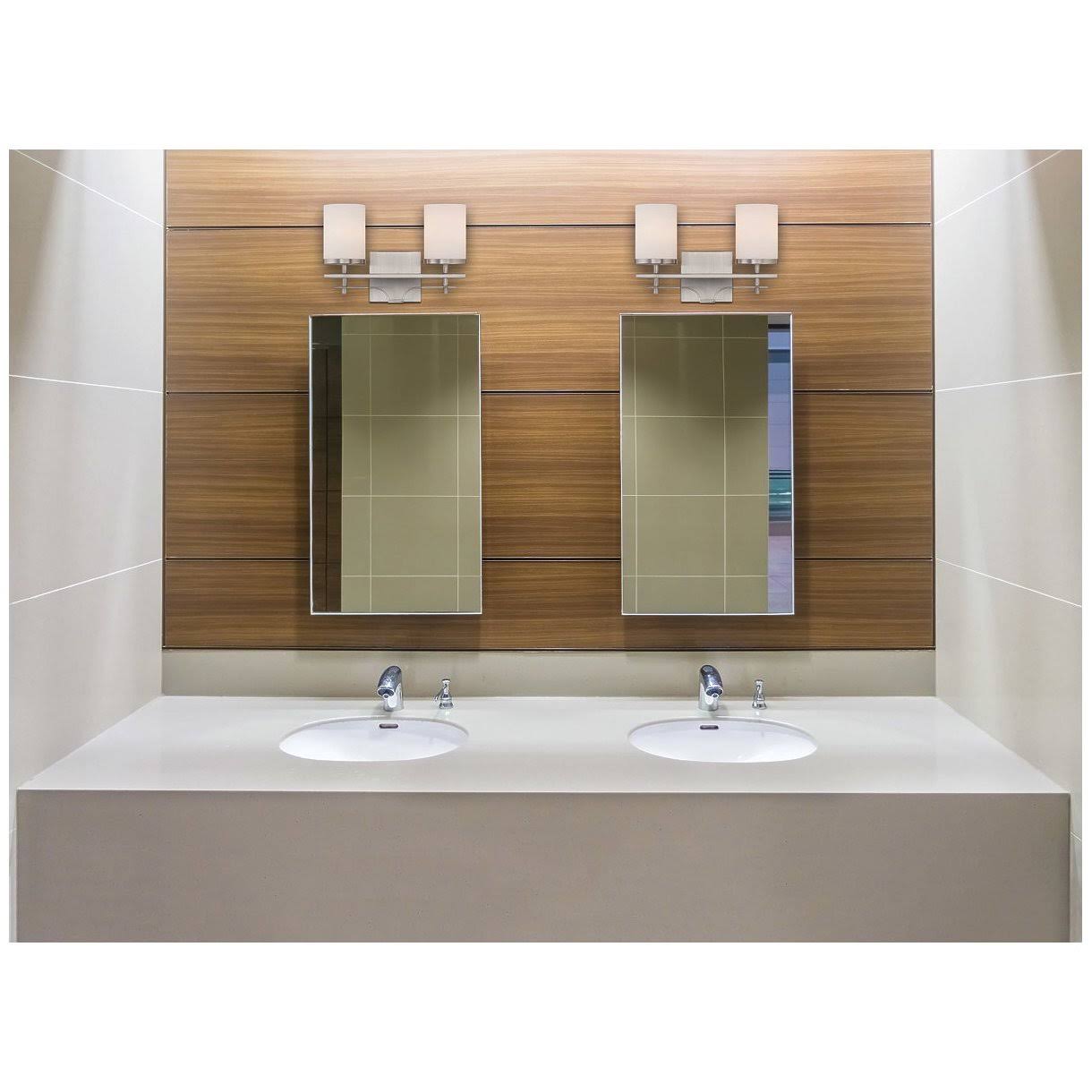 2 Light Bath Bar, Satin Nickel U732762
