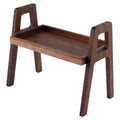 Black Walnut Mini Shelf Rack Dollhouse Furniture F86171