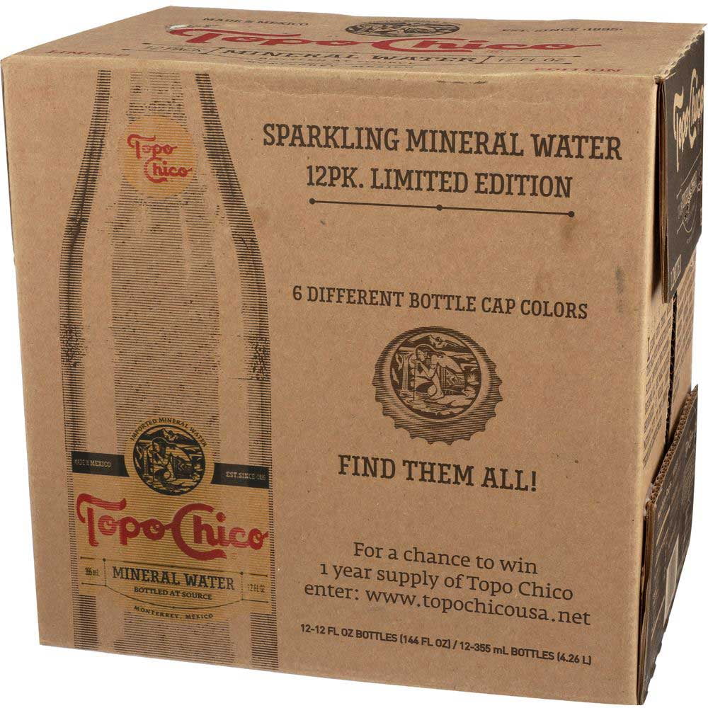 Sparkling Mineral Water, 12 Fluid Ounce, 12 per Case V40145