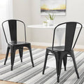 Metal Dining Chairs Set of 2 L2011