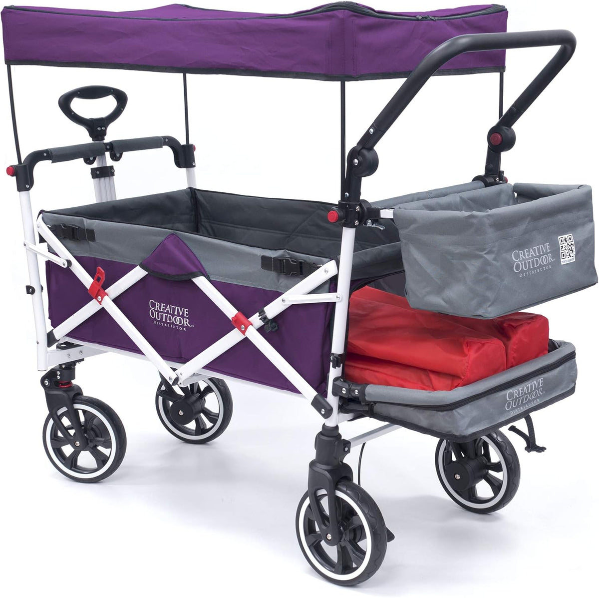 Purple Collapsible Folding Wagon Cart H243