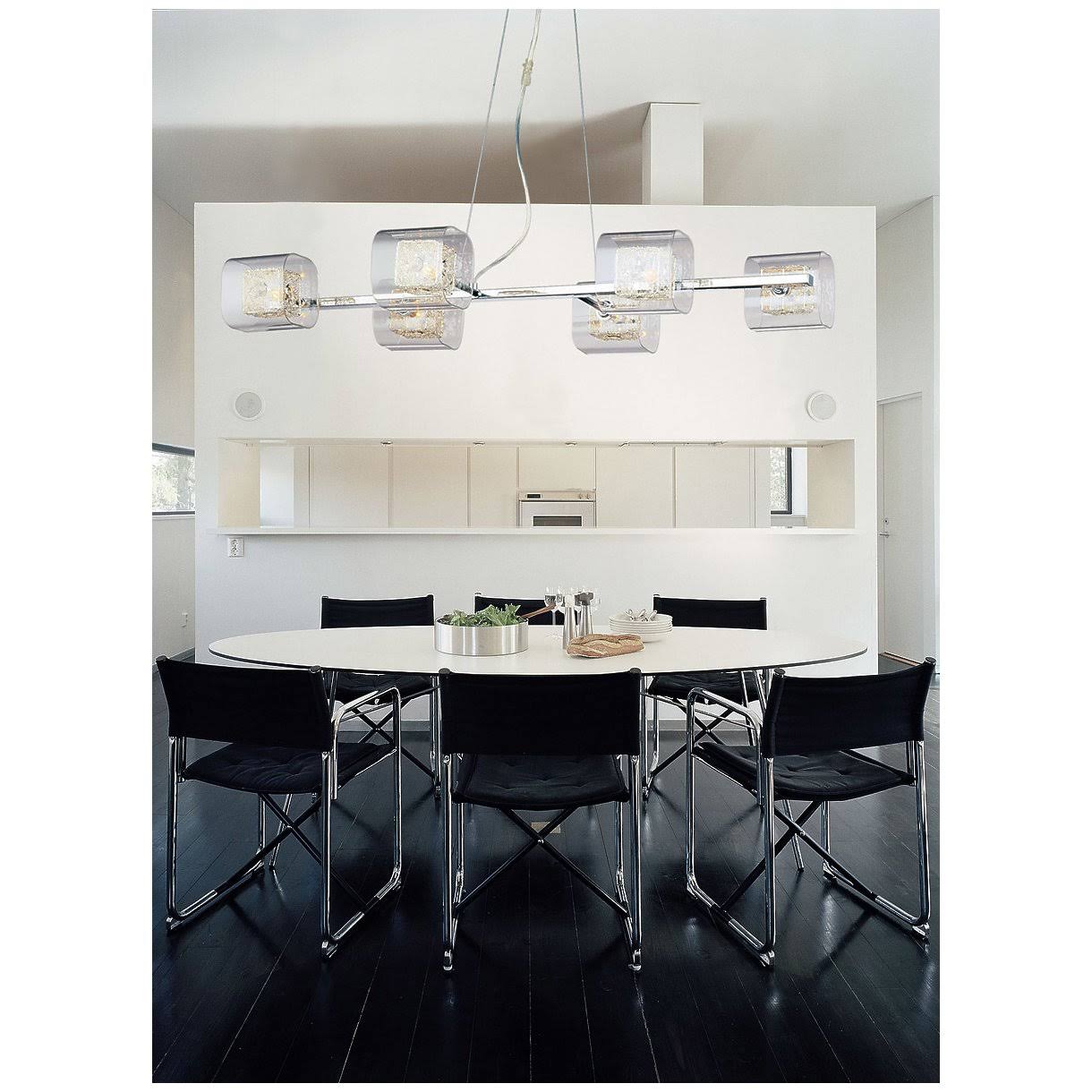 Polished Chrome Flush Mount Light Q6056