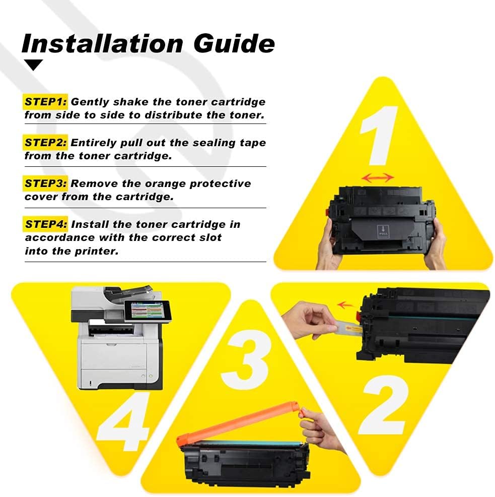 2 Pack Black Toner Cartridges for HP P3015 C25762