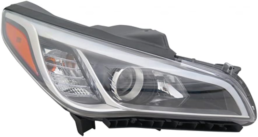 Passenger Side Halogen Headlight for Hyundai Sonata 2015 2016 2017 X627060