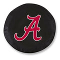 Black Vinyl Fitted Car Tire Cover Y16121