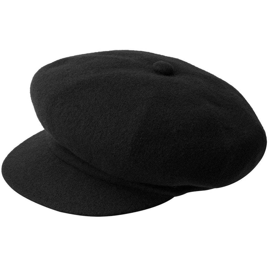 Black Wool Spitfire Cap O2149
