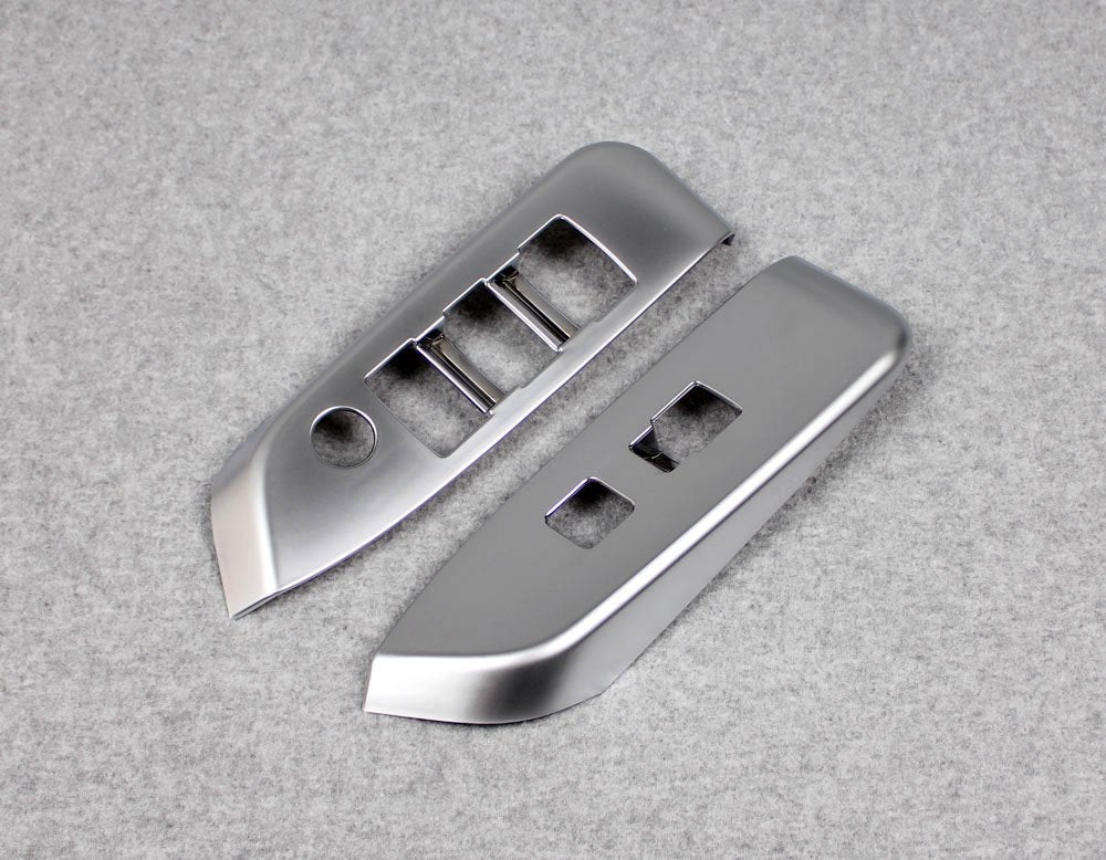 Matte Interior Window Switch Console Panel Trim Pack of 2 S396