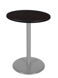 Mocha Walnut/Grey Round Platter Base Table A80943
