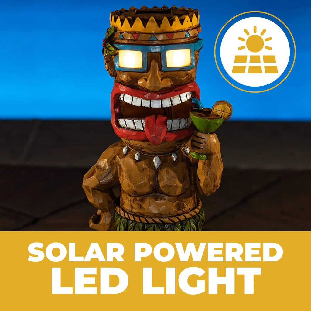 Tiki Solar Powered Led Outdoor Decor Garden O3572