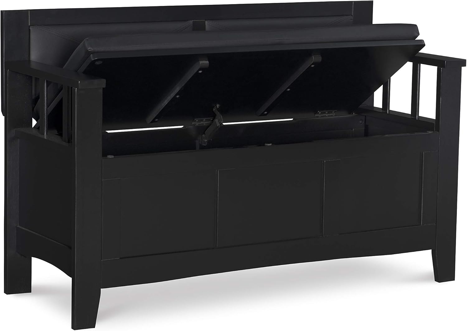 Black Padded Bench X138125