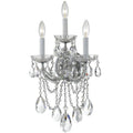 3 Light Sconce, Polished Chrome Z539
