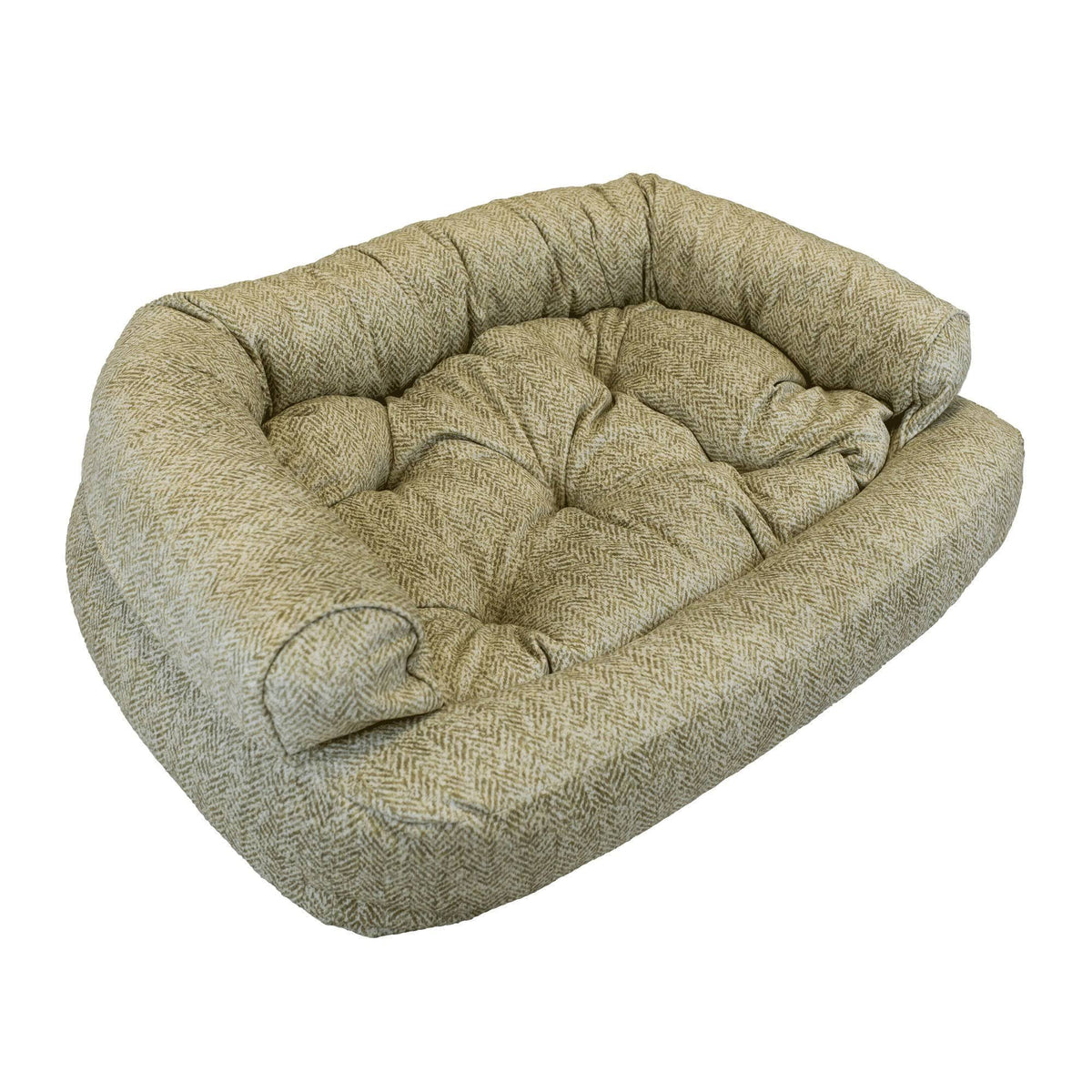 Small Overstuffed MicroSuede Pet Sofa S603269