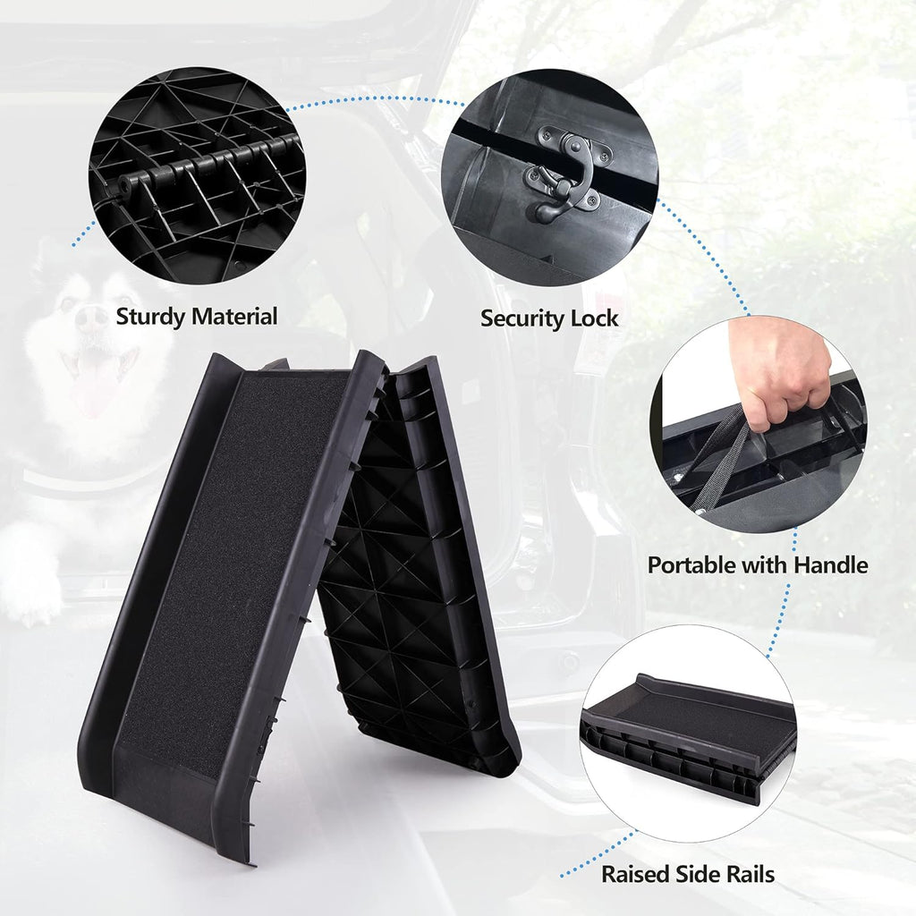 Heavy Duty Portable Folding Dog Ramp for SUV, Truck, Car, Non-Slip H621159