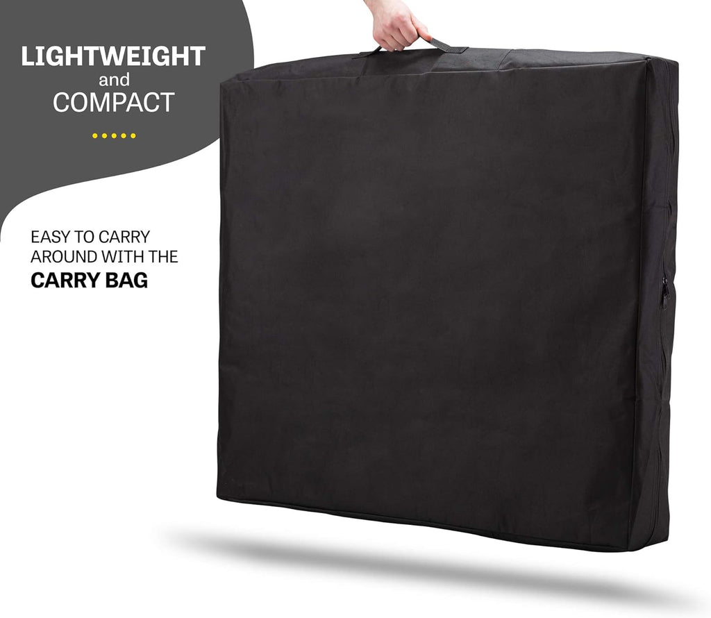 Folding Bed with Memory Foam Mattress and Carry Bag A5861