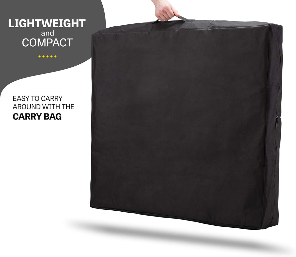 Folding Bed with Memory Foam Mattress and Carry Bag A5861