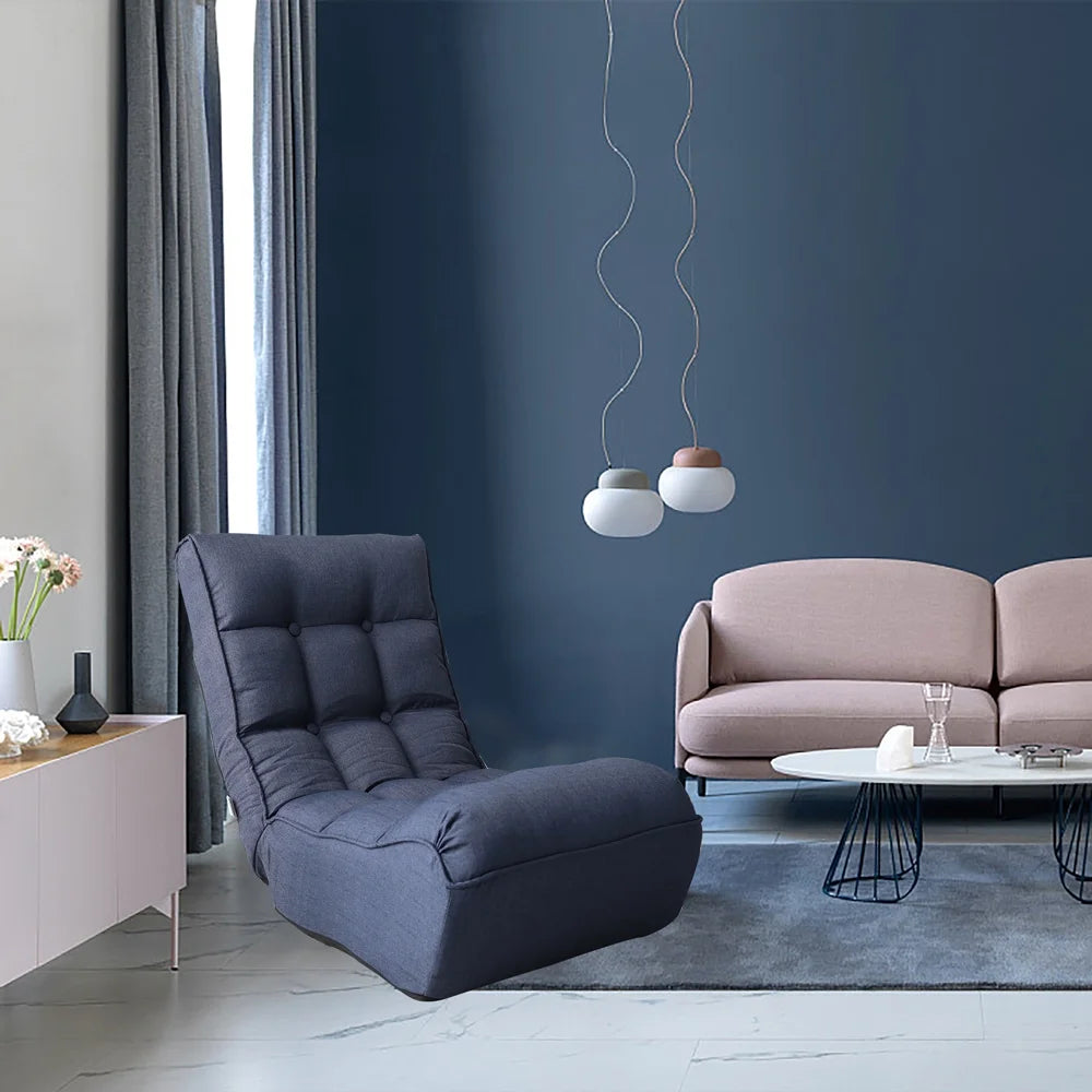 Reclining Floor Chair with Ottoman X5168