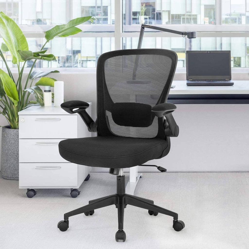 Ergonomic Mesh Swivel Task Chair with Lumbar Support K76251