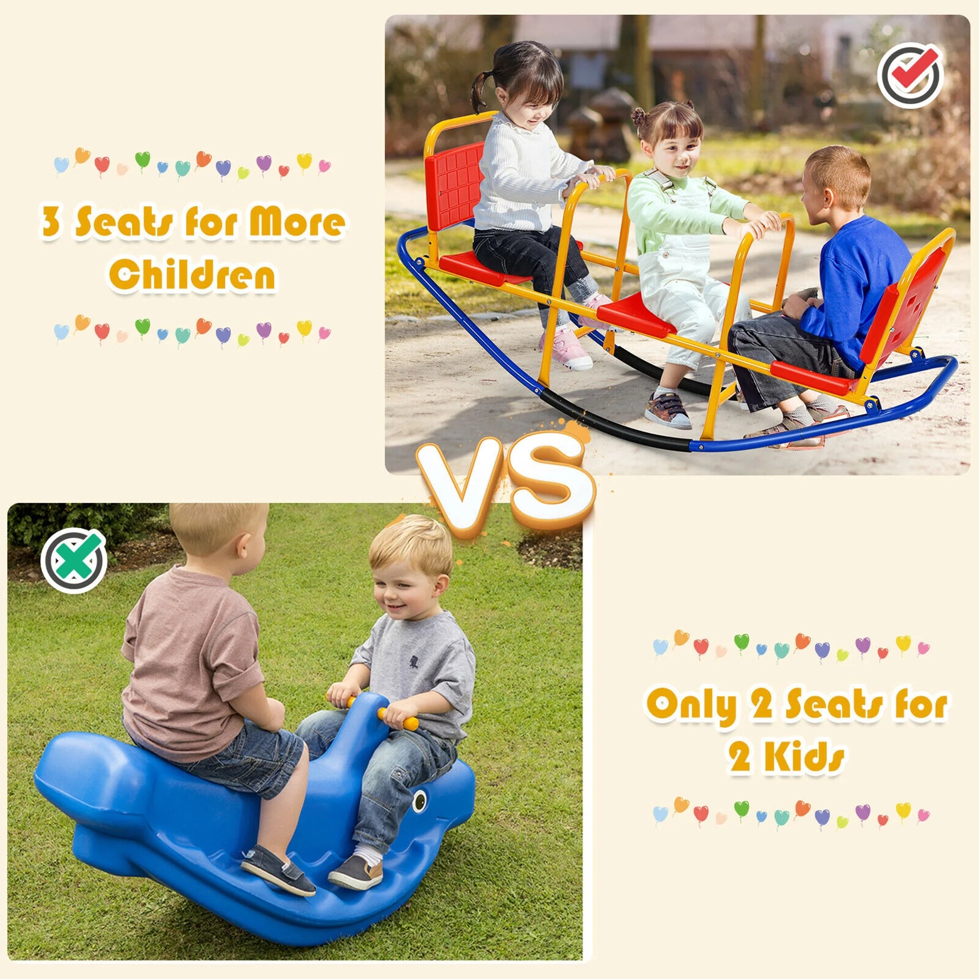 Kids Teeter Totter Outdoor Teeter Totter P9878
