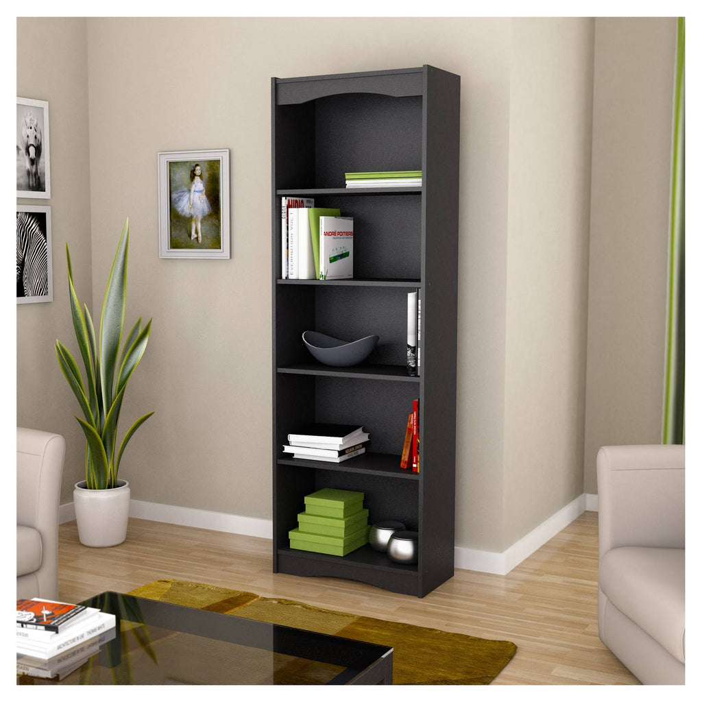 Midnight Black Tall Bookcase K507425