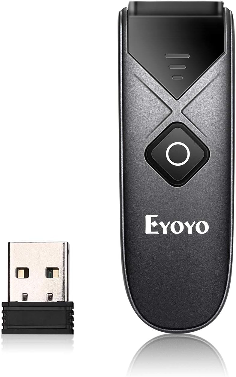2.4G Wireless Bluetooth USB Barcode Scanner Pack of 2 O557376