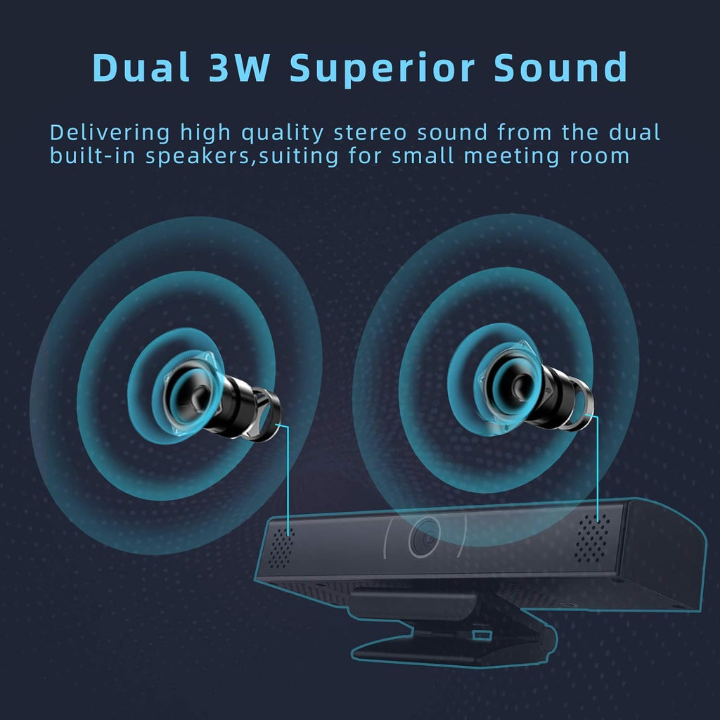 1080p Full HD Webcam with Stereo Microphone and Speaker U4880