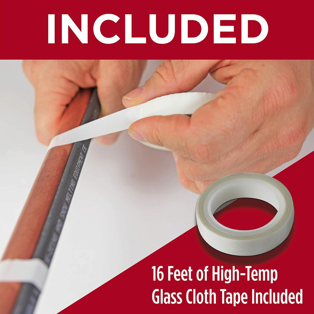 60 Feet Self-Regulating Heat Cable with Built-in Thermostat J662234