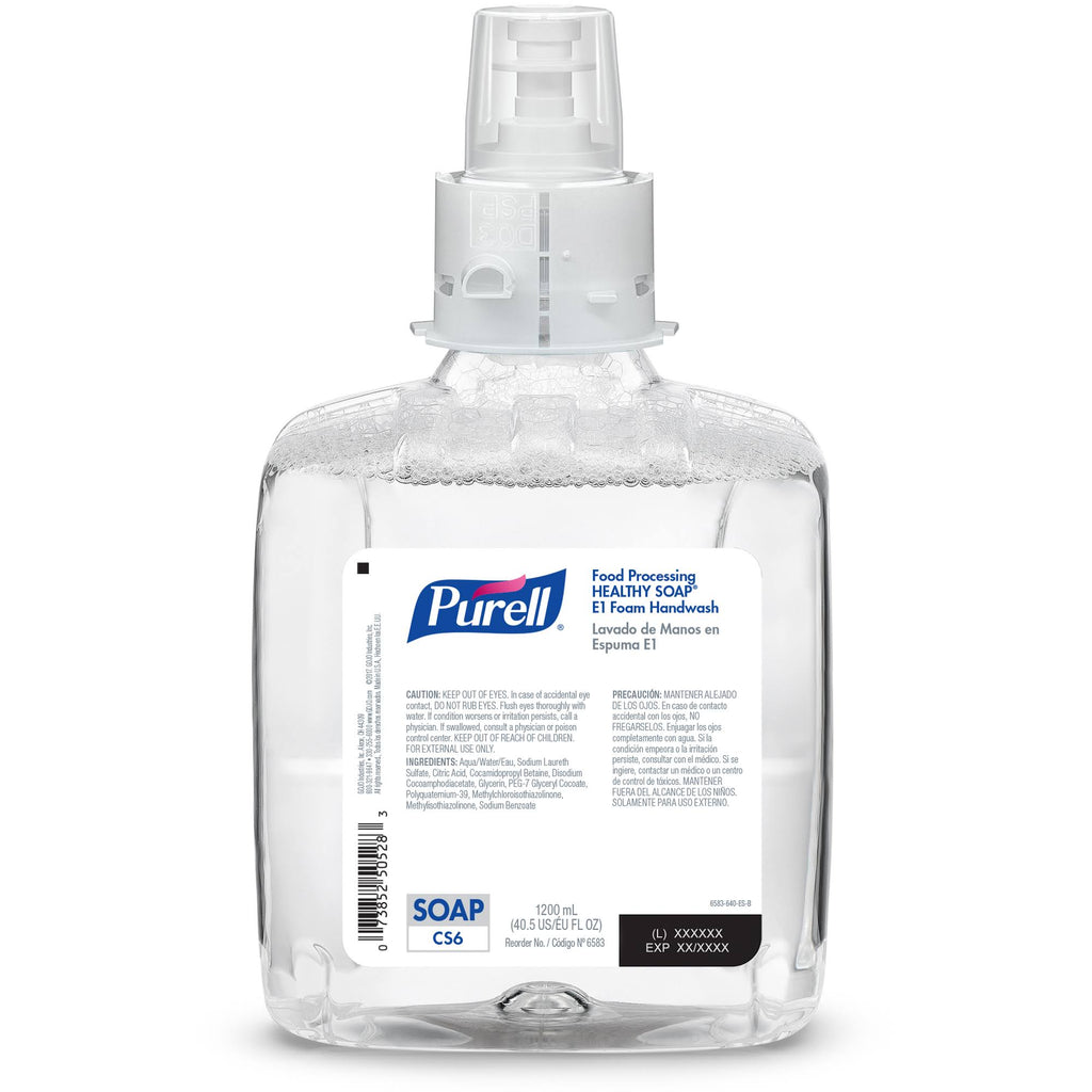 Fragrance Free Foam Handwash Refill, 1200 mL, 2/Carton I97990