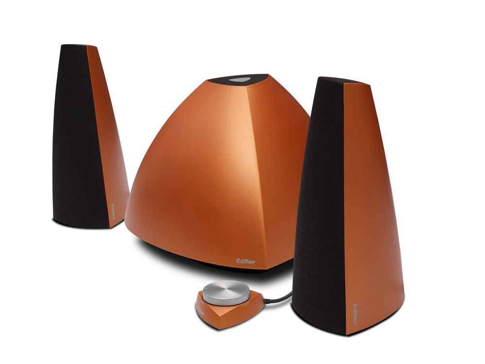 Burnt Gold 2.1 Channel Audio Speakers System E59016