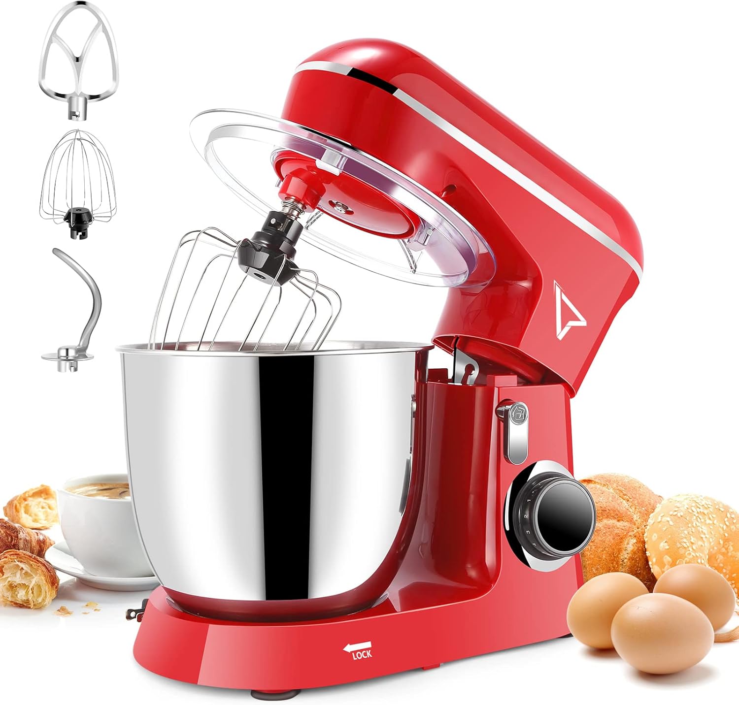 5.8QT 380w Electric Stand Mixer with Dough Hook K13170