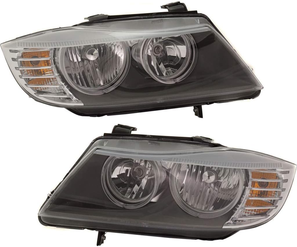 Headlight Assembly Pair for BMW 328i 2009 2011 B585