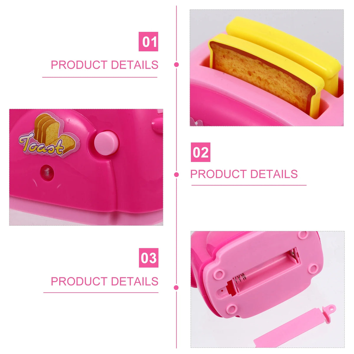Kid Simulation Toaster Toy Play House Toaster Model C94890