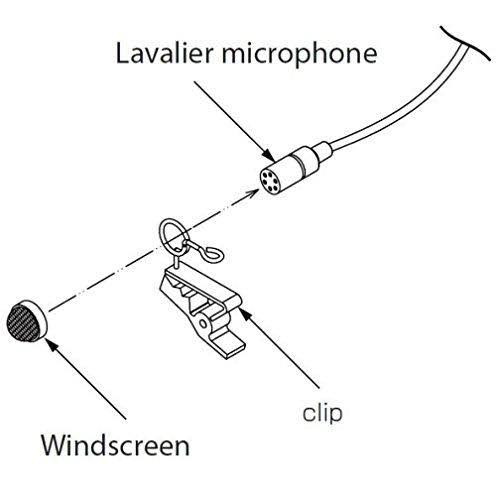 Black Lavalier Microphone C1878