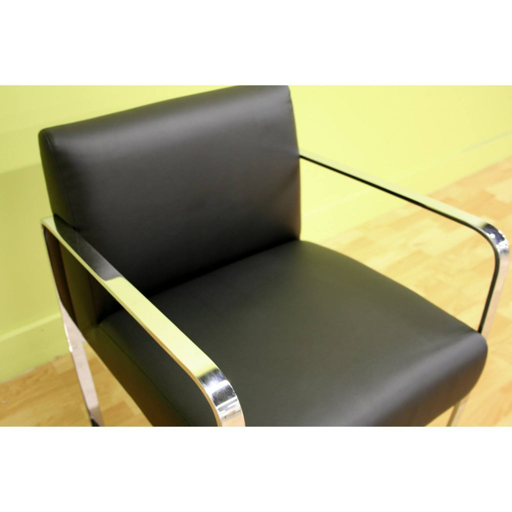 Black Leather Chair J866597