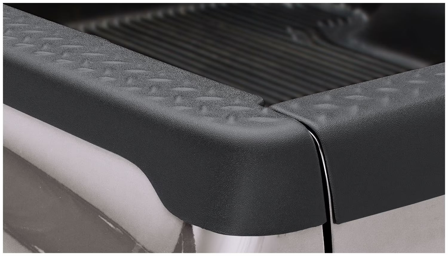 Black Smooth BedRail Caps 2-Pc Set A268900